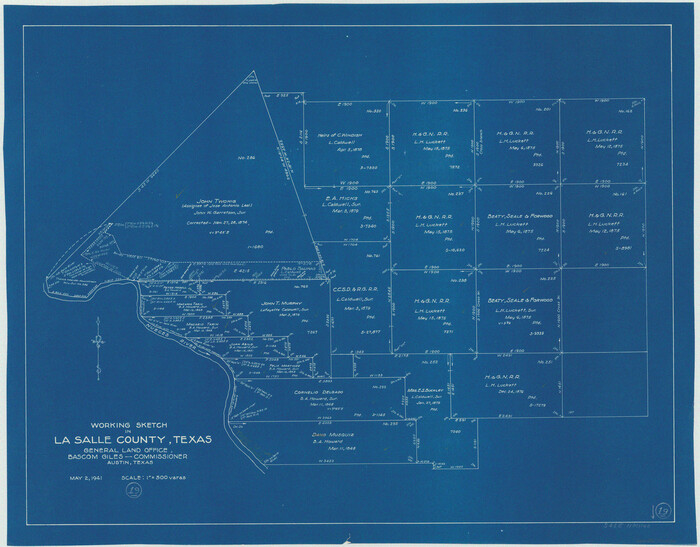 70320, La Salle County Working Sketch 19, General Map Collection