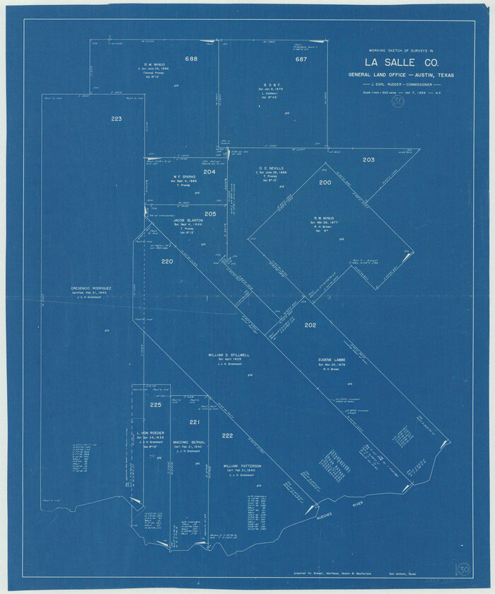 70331, La Salle County Working Sketch 30, General Map Collection