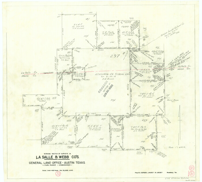 70332, La Salle County Working Sketch 31, General Map Collection