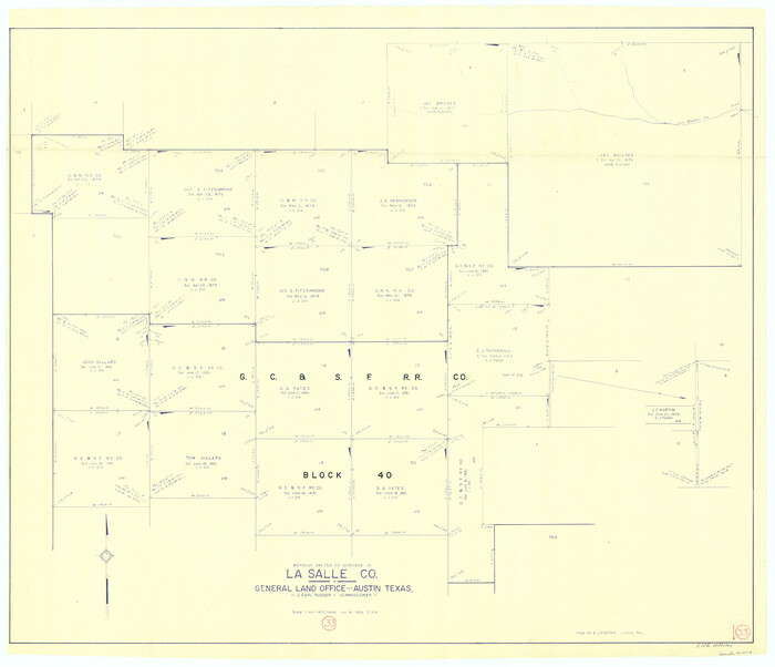 70334, La Salle County Working Sketch 33, General Map Collection