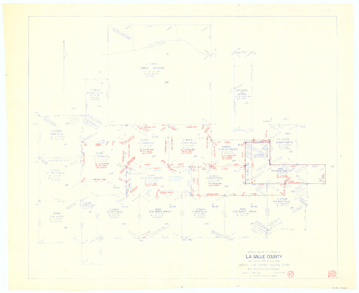 70344, La Salle County Working Sketch 43, General Map Collection