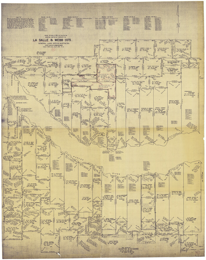 70353, La Salle County Working Sketch 52, General Map Collection