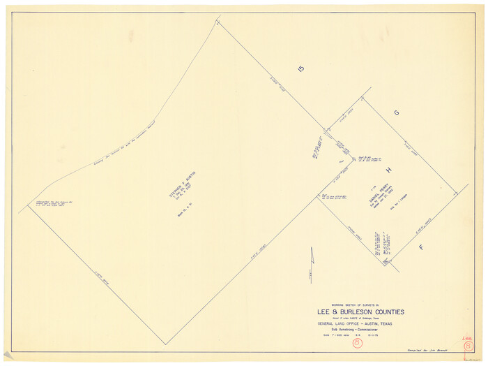 70387, Lee County Working Sketch 8, General Map Collection