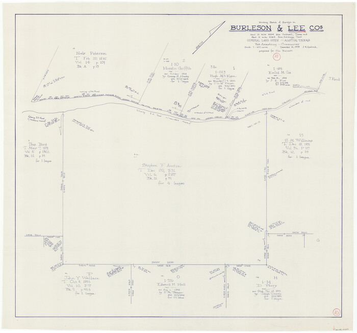 70389, Lee County Working Sketch 10, General Map Collection