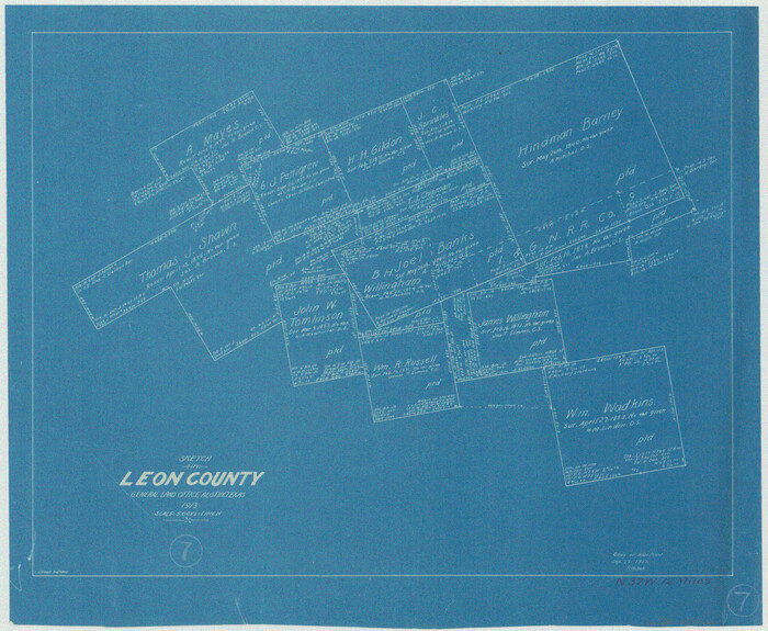 70406, Leon County Working Sketch 7, General Map Collection