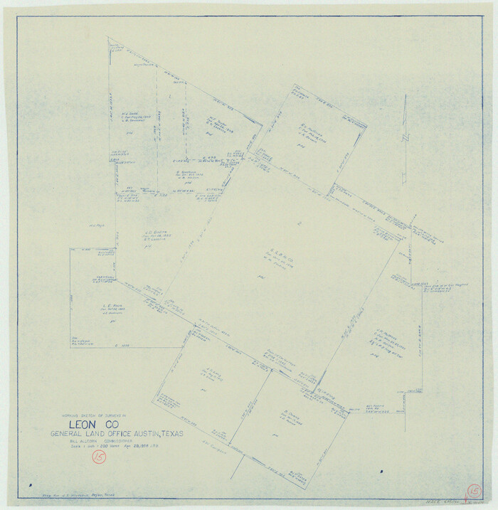70414, Leon County Working Sketch 15, General Map Collection