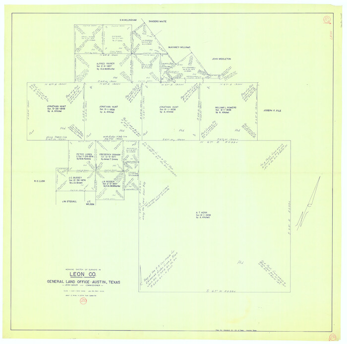 70419, Leon County Working Sketch 20, General Map Collection