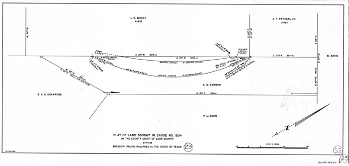 70422, Leon County Working Sketch 23, General Map Collection