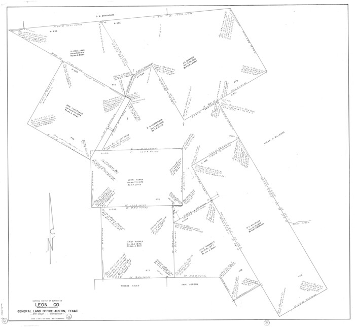 70425, Leon County Working Sketch 26, General Map Collection