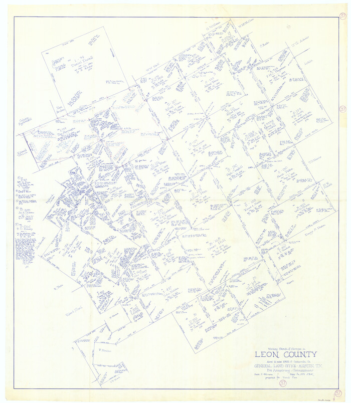 70436, Leon County Working Sketch 37, General Map Collection