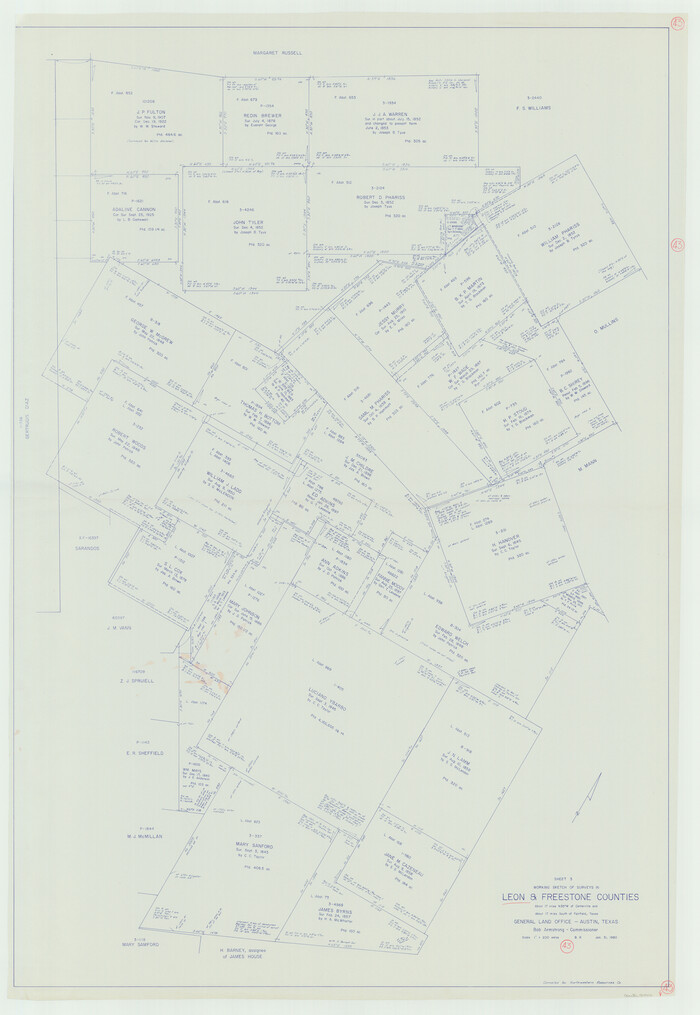 70442, Leon County Working Sketch 43, General Map Collection