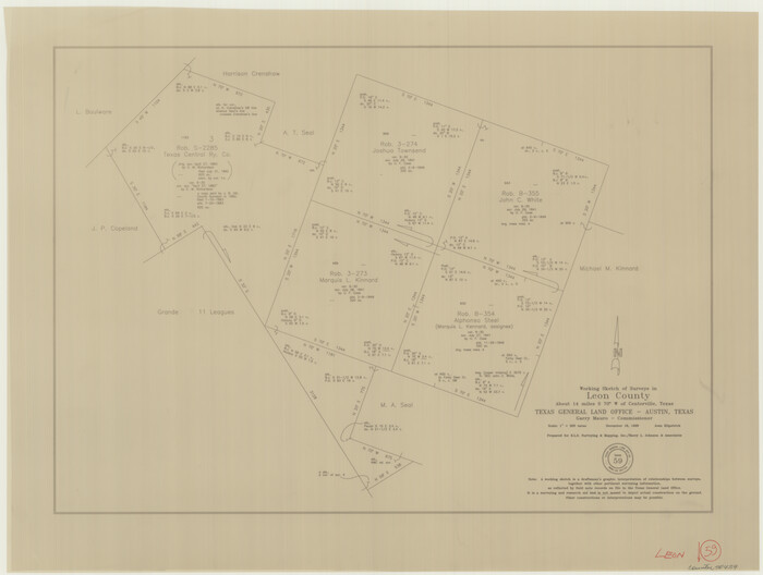 70459, Leon County Working Sketch 59, General Map Collection