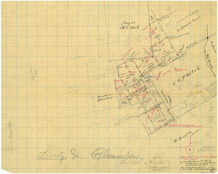70463, Liberty County Working Sketch 4, General Map Collection