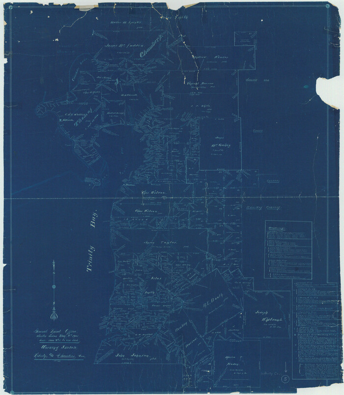 70464, Liberty County Working Sketch 5, General Map Collection