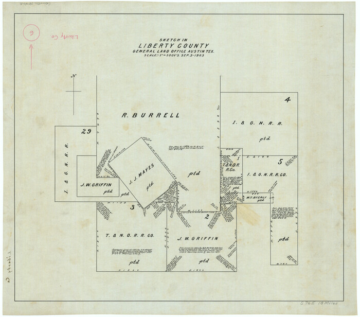 70465, Liberty County Working Sketch 6, General Map Collection