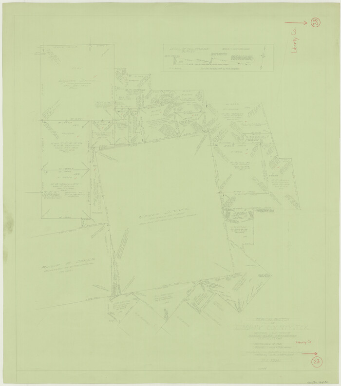 70482, Liberty County Working Sketch 23, General Map Collection