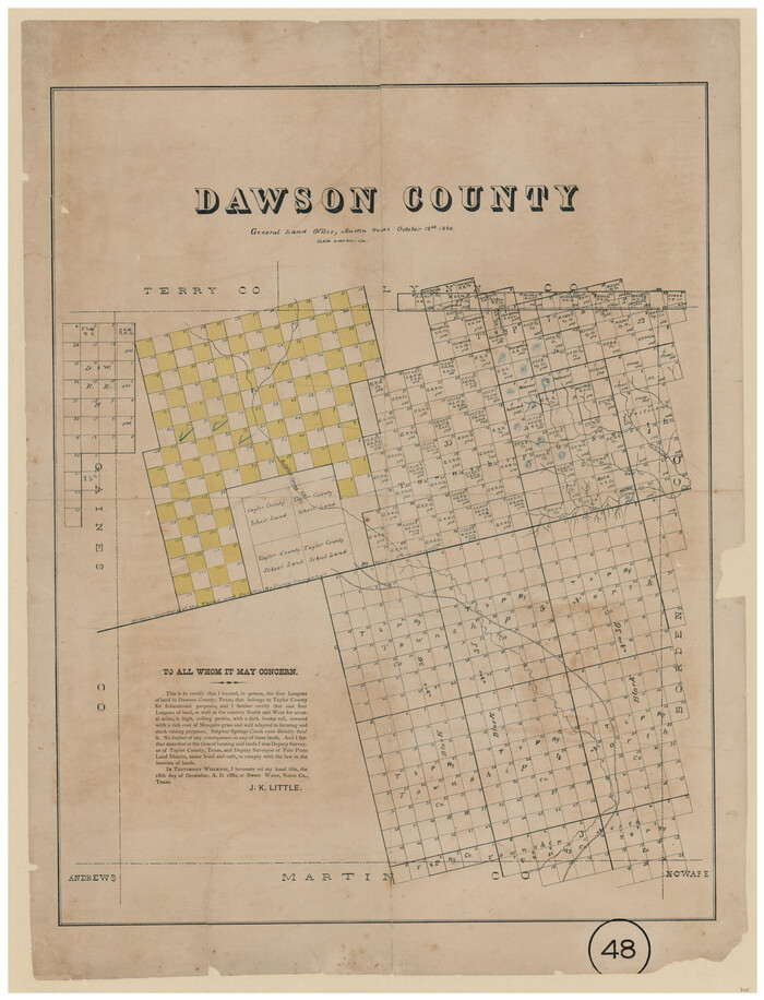 705, Dawson County, Texas, Maddox Collection