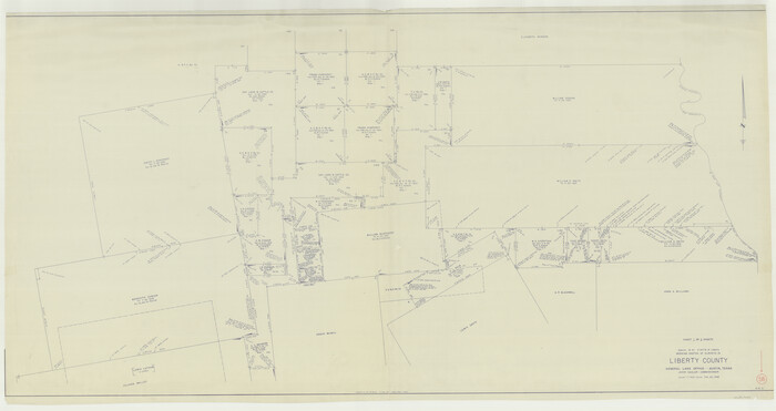 70518, Liberty County Working Sketch 58, General Map Collection