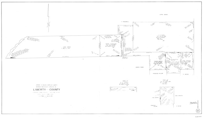 70525, Liberty County Working Sketch 65, General Map Collection