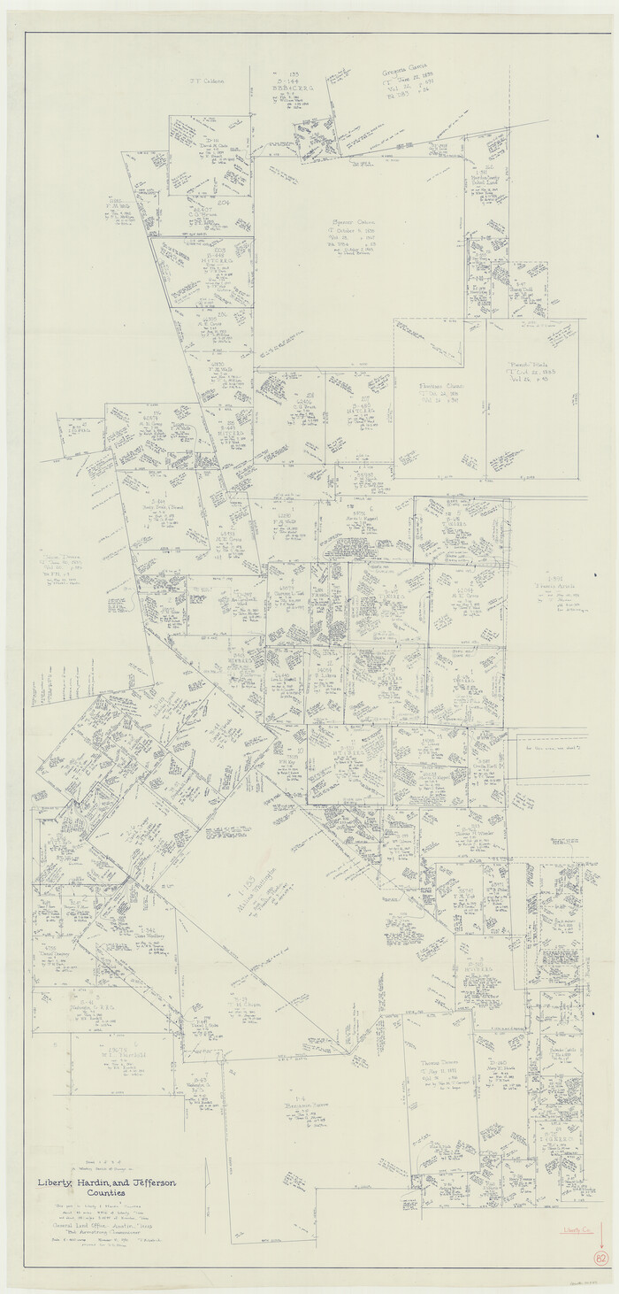 70542, Liberty County Working Sketch 82, General Map Collection