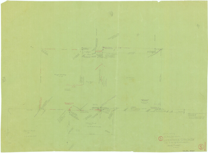 70555, Limestone County Working Sketch 5, General Map Collection