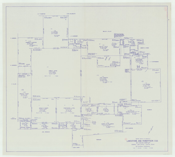 70576, Limestone County Working Sketch 26, General Map Collection