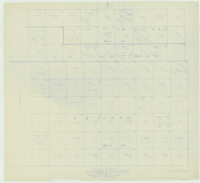 70578, Lipscomb County Working Sketch 2, General Map Collection