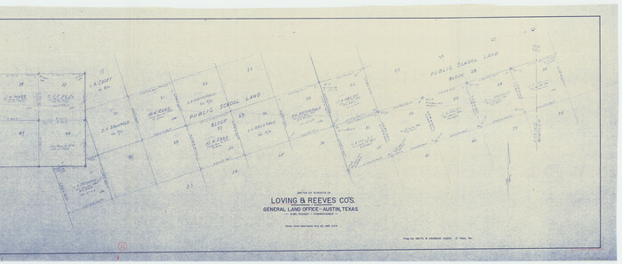 70644, Loving County Working Sketch 11, General Map Collection