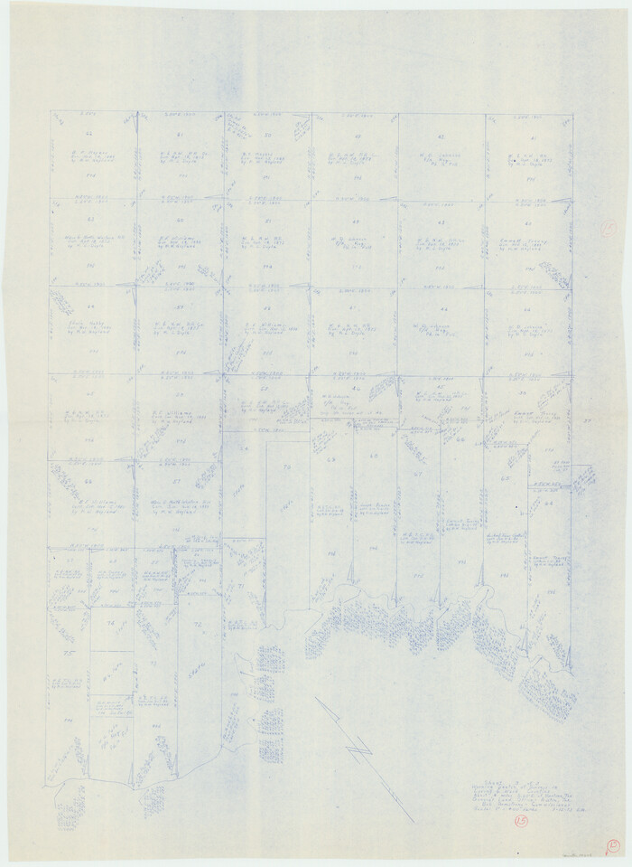 70648, Loving County Working Sketch 15, General Map Collection