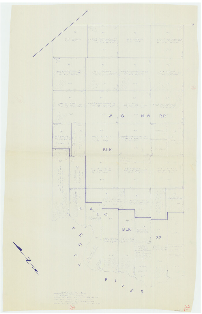70650, Loving County Working Sketch 16a, General Map Collection