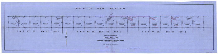 70658, Loving County Working Sketch 24, General Map Collection