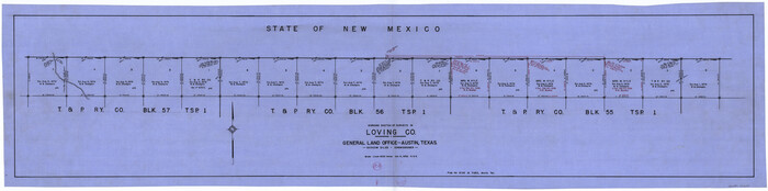 70658, Loving County Working Sketch 24, General Map Collection