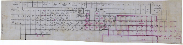 70660, Lubbock County Working Sketch 1, General Map Collection