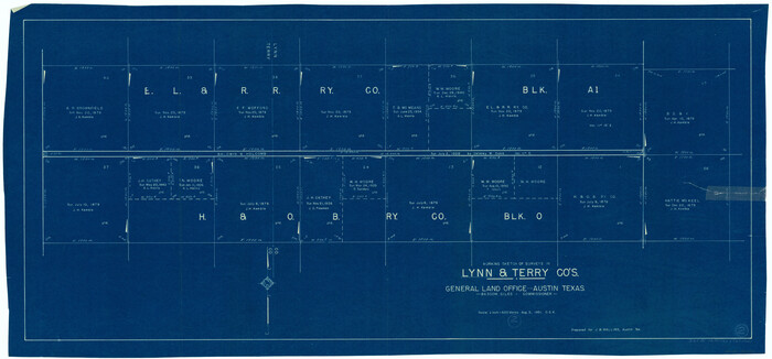 70672, Lynn County Working Sketch 2, General Map Collection