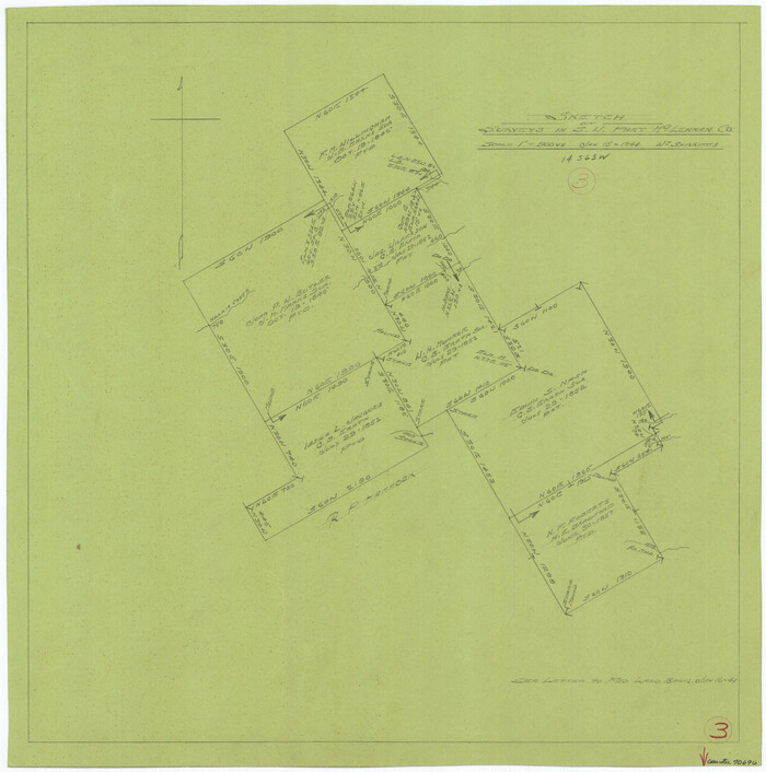 70696, McLennan County Working Sketch 3, General Map Collection