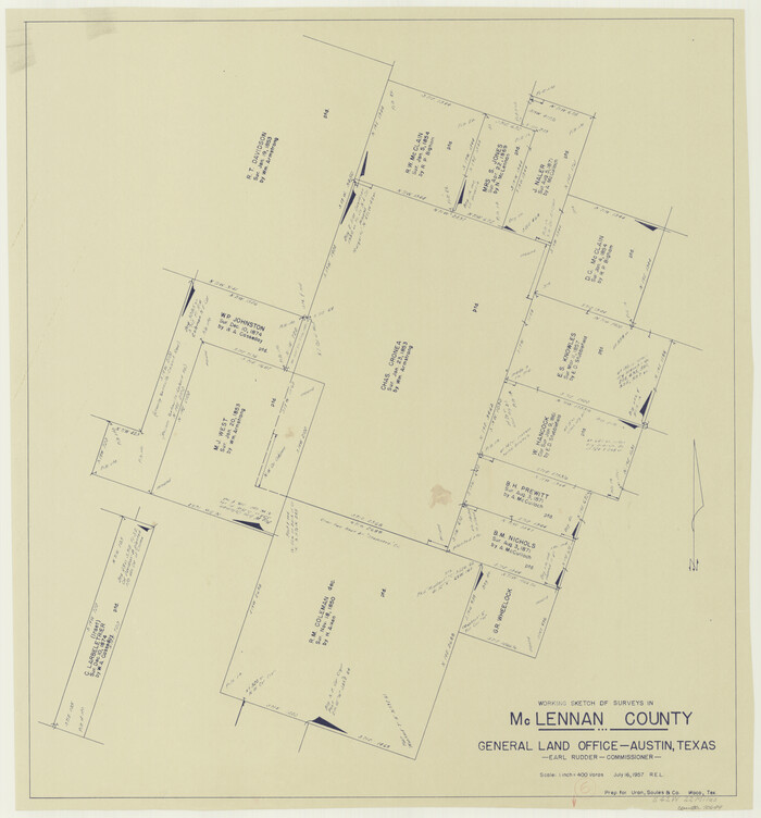 70699, McLennan County Working Sketch 6, General Map Collection