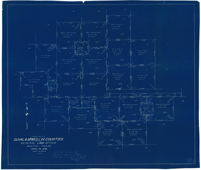 70712, McMullen County Working Sketch 11, General Map Collection