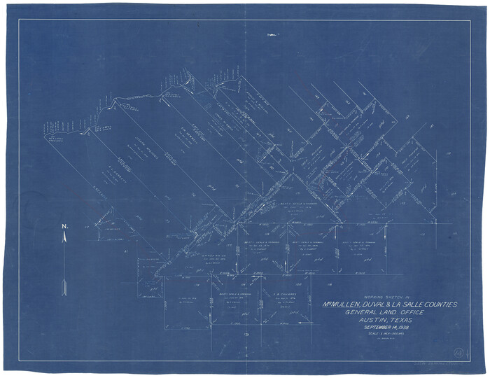 70715, McMullen County Working Sketch 14, General Map Collection
