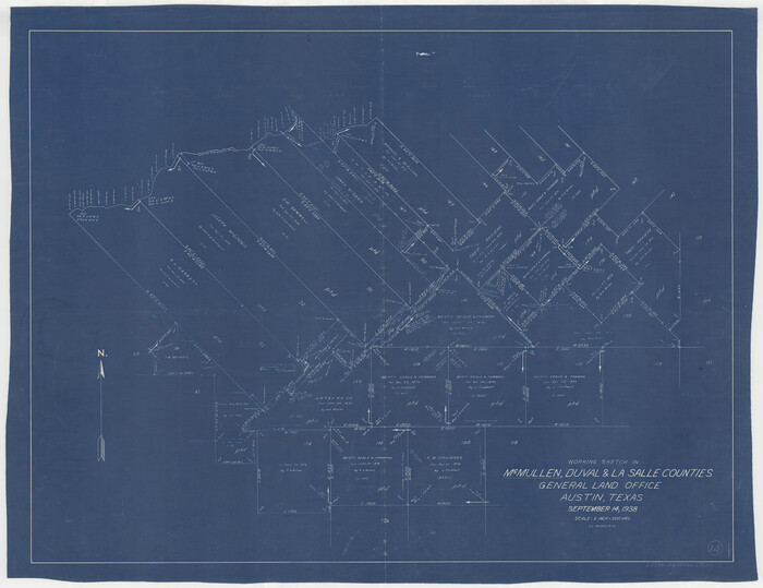 70715, McMullen County Working Sketch 14, General Map Collection