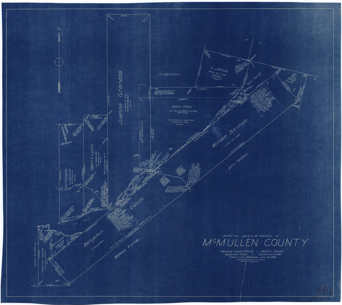 70720, McMullen County Working Sketch 19, General Map Collection