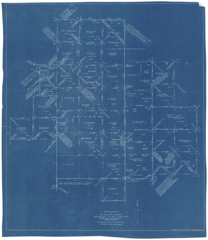 70721, McMullen County Working Sketch 20, General Map Collection

