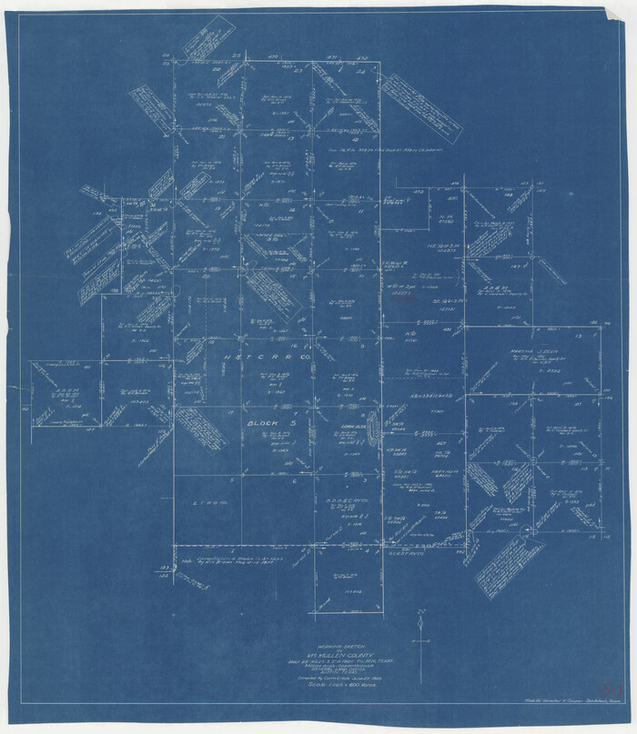 70721, McMullen County Working Sketch 20, General Map Collection