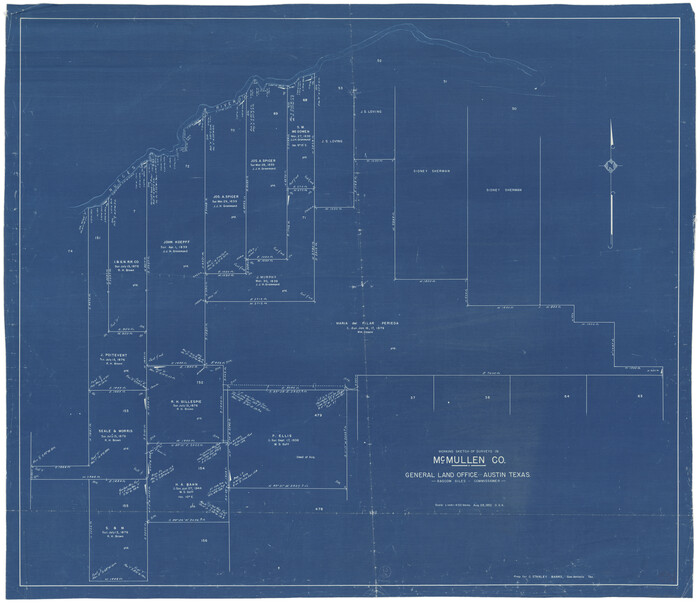 70726, McMullen County Working Sketch 25, General Map Collection
