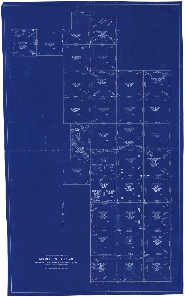 70728, McMullen County Working Sketch 27, General Map Collection
