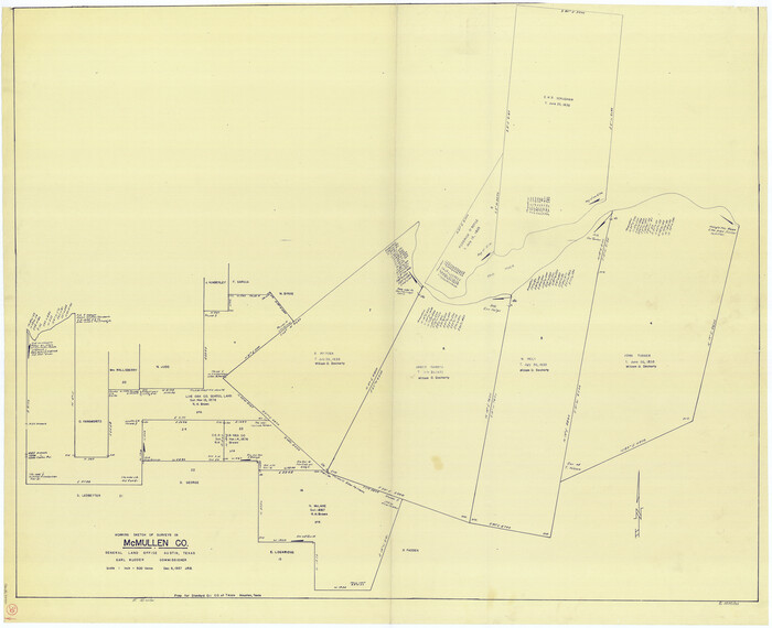 70731, McMullen County Working Sketch 30, General Map Collection