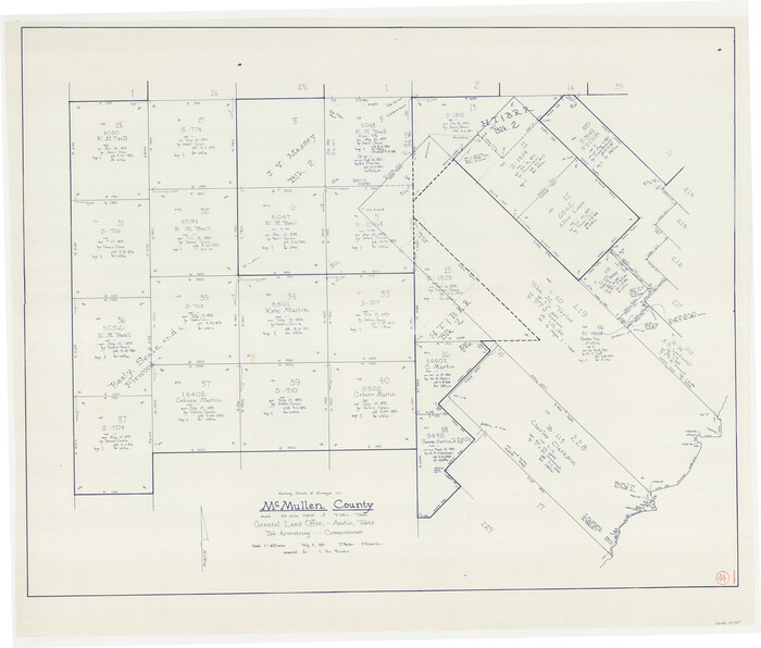 70745, McMullen County Working Sketch 44, General Map Collection