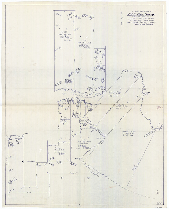70746, McMullen County Working Sketch 45, General Map Collection