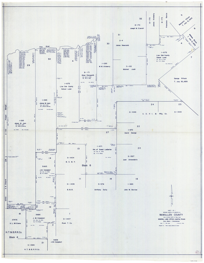 70748, McMullen County Working Sketch 47, General Map Collection
