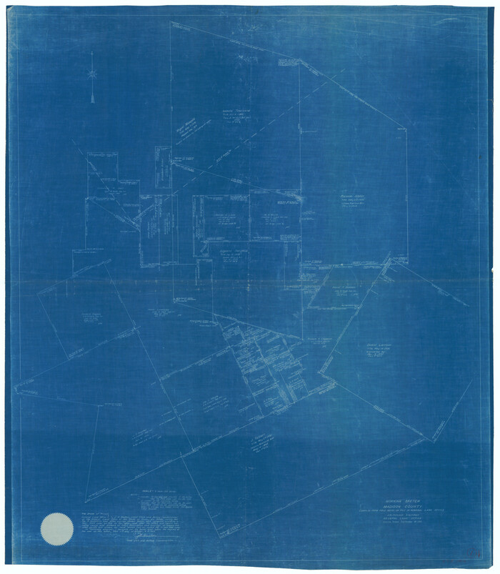 70763, Madison County Working Sketch 1, General Map Collection