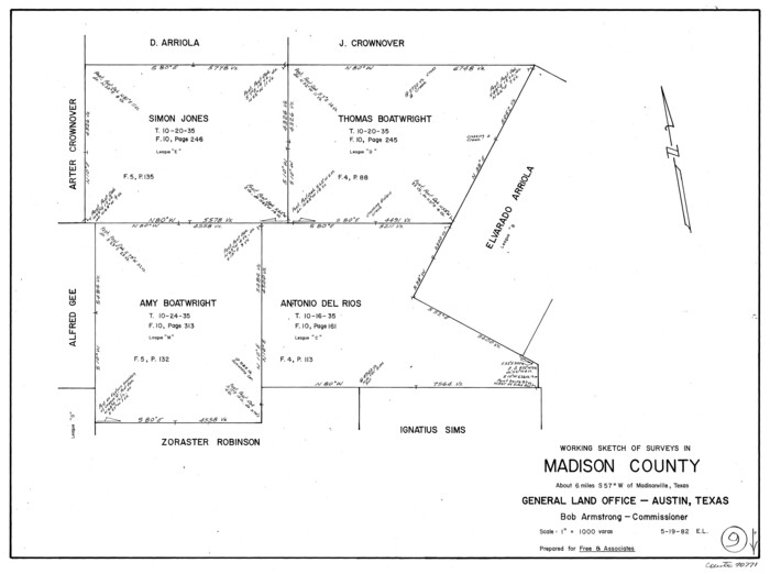 70771, Madison County Working Sketch 9, General Map Collection